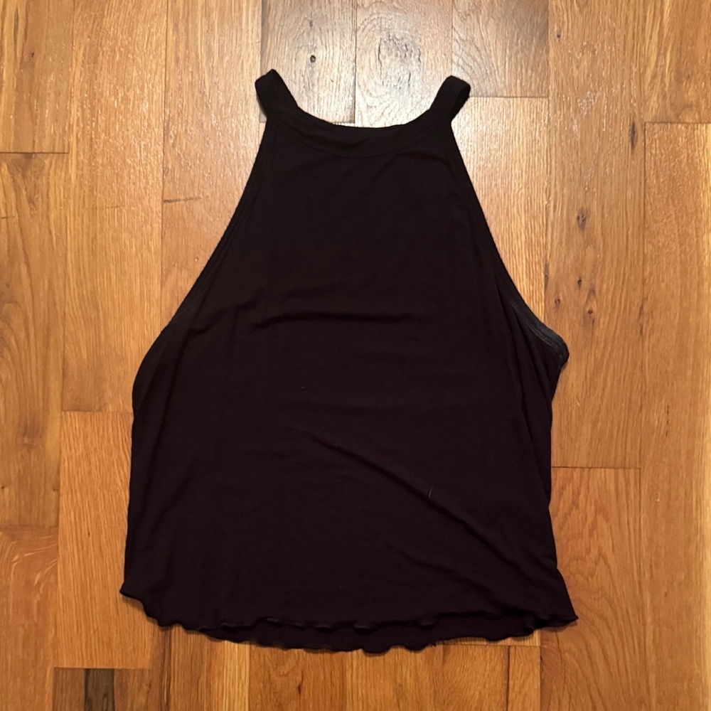 Black Sleeveless Women's Top